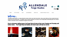 What Allendaleforgestudios.co.uk website looked like in 2022 (1 year ago)