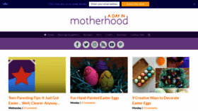 What Adayinmotherhood.com website looked like in 2022 (2 years ago)
