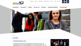 What Agj.de website looked like in 2022 (1 year ago)
