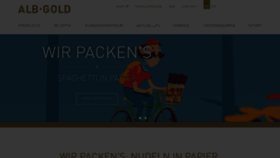 What Alb-gold.de website looked like in 2022 (1 year ago)