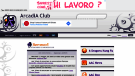 What Arcadiaclub.com website looked like in 2022 (1 year ago)