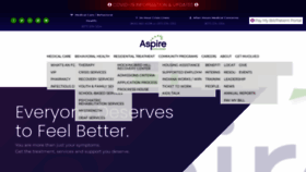 What Aspireindiana.org website looked like in 2022 (3 years ago)