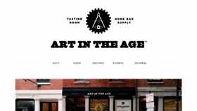 What Artintheage.com website looked like in 2022 (1 year ago)