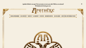 What Apothekenyc.com website looked like in 2022 (1 year ago)