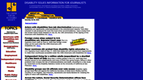 What Accessiblesociety.org website looked like in 2022 (1 year ago)