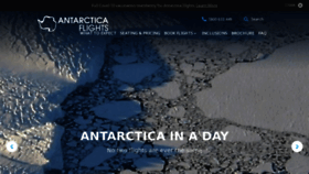 What Antarcticaflights.com.au website looked like in 2022 (1 year ago)