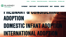 What Adoptionsbygladney.com website looked like in 2022 (1 year ago)