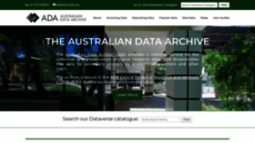 What Ada.edu.au website looked like in 2022 (1 year ago)