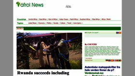 What Afrol.com website looked like in 2022 (3 years ago)
