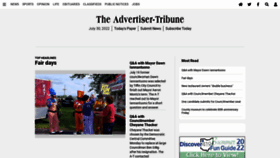 What Advertiser-tribune.com website looked like in 2022 (1 year ago)