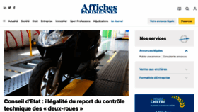 What Affiches-parisiennes.com website looked like in 2022 (2 years ago)