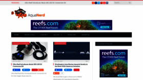 What Aquanerd.com website looked like in 2022 (1 year ago)