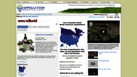 What Appellationamerica.com website looked like in 2022 (1 year ago)