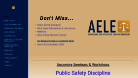 What Aele.org website looked like in 2022 (1 year ago)
