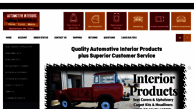 What Automotiveinteriors.com website looked like in 2022 (1 year ago)
