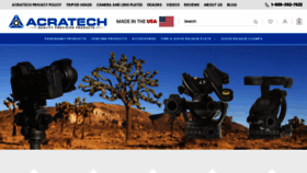 What Acratech.net website looked like in 2022 (1 year ago)
