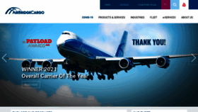 What Airbridgecargo.com website looked like in 2022 (1 year ago)