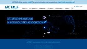 What Artemis-ia.eu website looked like in 2022 (1 year ago)