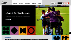 What Accesssport.org.uk website looked like in 2022 (1 year ago)
