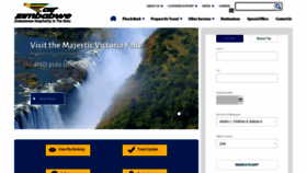 What Airzimbabwe.aero website looked like in 2022 (1 year ago)