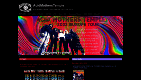 What Acidmothers.com website looked like in 2022 (1 year ago)