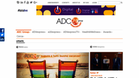 What Adcgroup.it website looked like in 2022 (1 year ago)