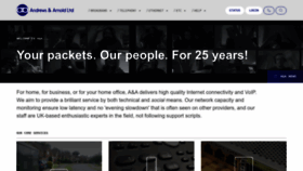 What Aa.net.uk website looked like in 2022 (1 year ago)