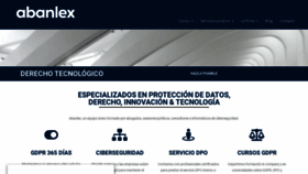 What Abanlex.com website looked like in 2022 (1 year ago)