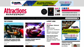 What Attractionsmanagement.com website looked like in 2022 (2 years ago)