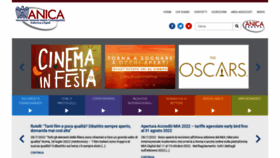 What Anica.it website looked like in 2022 (1 year ago)