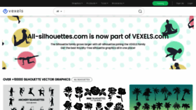 What All-silhouettes.com website looked like in 2022 (1 year ago)