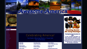 What Awesomeamerica.com website looked like in 2022 (1 year ago)