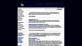 What Admiraltylawguide.com website looked like in 2022 (1 year ago)