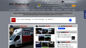 What Autopasjonaci.pl website looked like in 2022 (1 year ago)