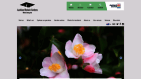 What Aucklandbotanicgardens.co.nz website looked like in 2022 (1 year ago)