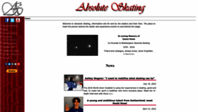 What Absoluteskating.com website looked like in 2022 (1 year ago)