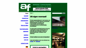 What Af.nl website looked like in 2022 (1 year ago)