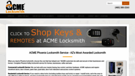 What Acmelocksmith.com website looked like in 2022 (2 years ago)