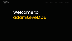What Adamandeveddb.com website looked like in 2022 (1 year ago)