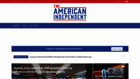 What Americanindependent.com website looked like in 2022 (1 year ago)
