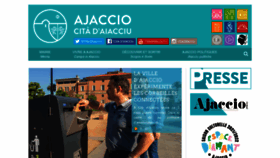 What Ajaccio.fr website looked like in 2022 (1 year ago)