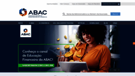 What Abac.org.br website looked like in 2022 (1 year ago)