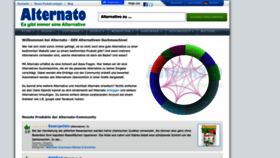 What Alternato.de website looked like in 2022 (1 year ago)