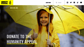 What Amnesty.org.nz website looked like in 2022 (1 year ago)