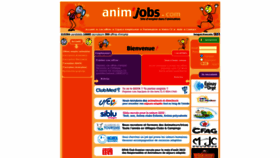 What Animjobs.com website looked like in 2022 (1 year ago)