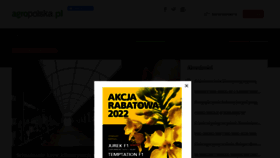 What Agropolska.pl website looked like in 2022 (3 years ago)