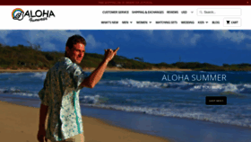 What Alohafunwear.com website looked like in 2022 (1 year ago)