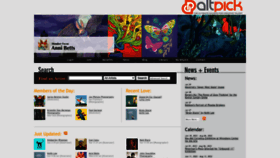 What Altpick.com website looked like in 2022 (1 year ago)