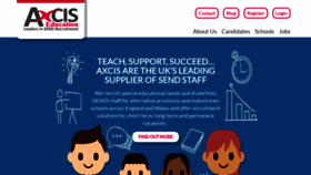 What Axcis.co.uk website looked like in 2022 (2 years ago)