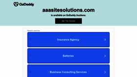 What Aaasitesolutions.com website looked like in 2022 (1 year ago)